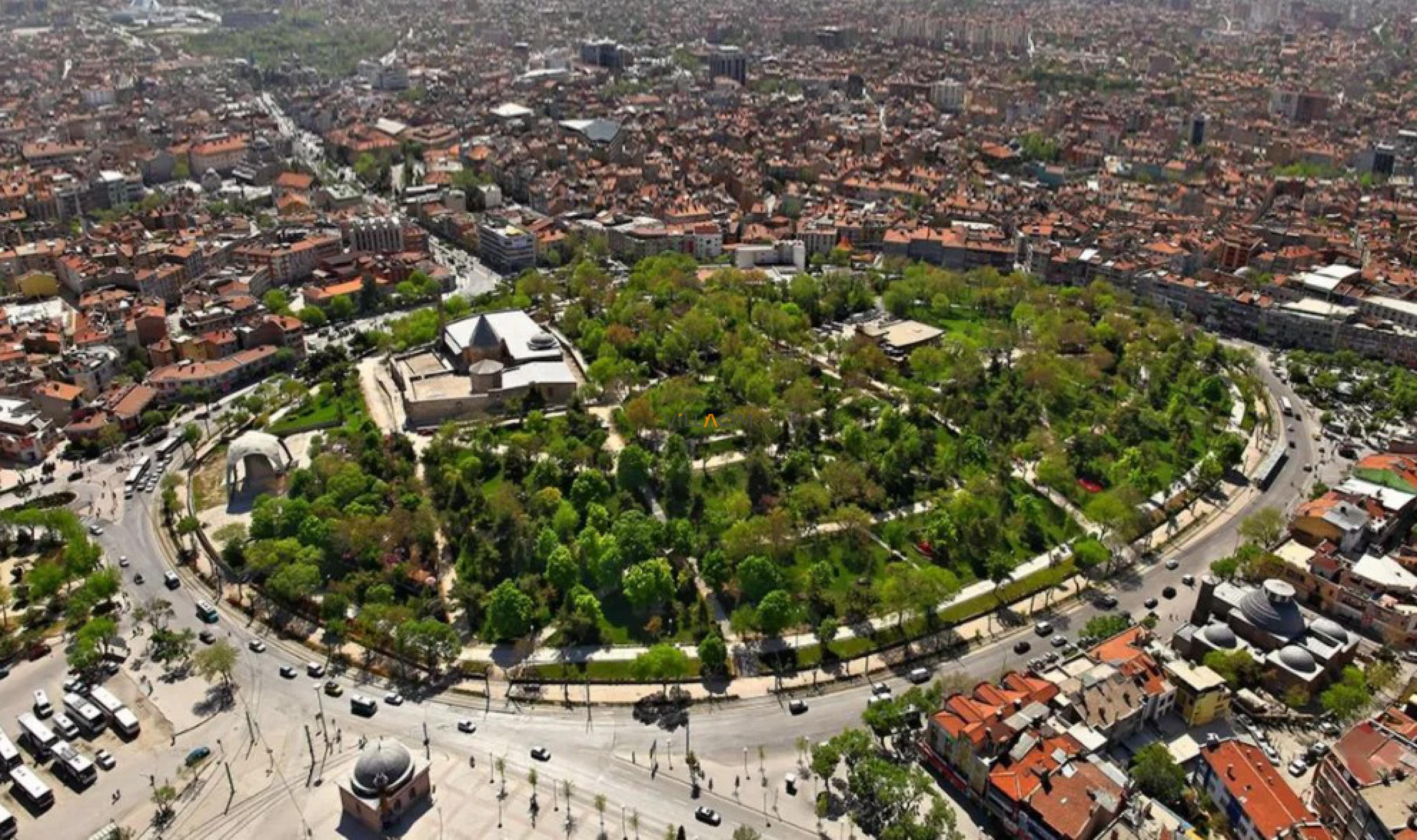 Alaaddin Tepesi'nden Konya'nın Panoramik Manzaraları